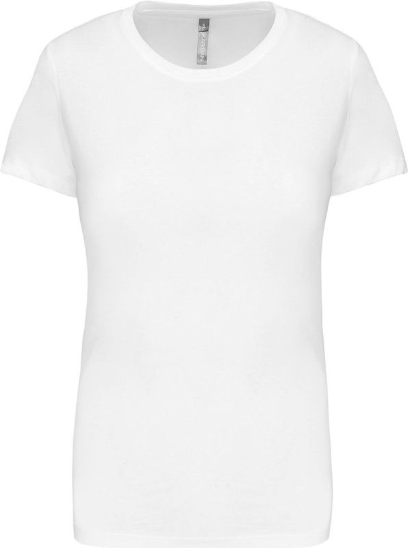 Kariban Dames t-shirt ronde hals korte mouwen K380 - White
