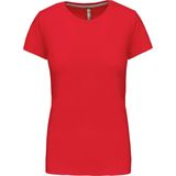 Kariban Dames t-shirt ronde hals korte mouwen K380 - Red