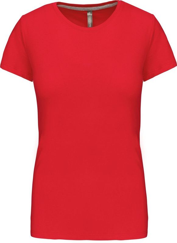 Kariban Dames t-shirt ronde hals korte mouwen K380 - Red