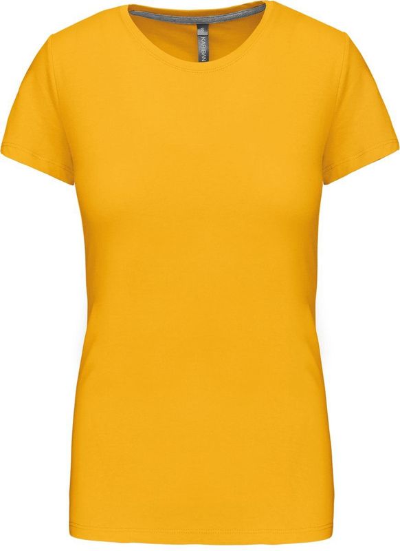 Kariban Dames t-shirt ronde hals korte mouwen K380 - Yellow