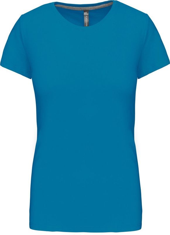 Kariban Dames t-shirt ronde hals korte mouwen K380 - Tropical Blue