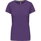 Kariban Dames t-shirt ronde hals korte mouwen K380 - purple