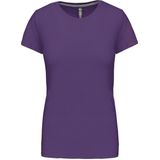 Kariban Dames t-shirt ronde hals korte mouwen K380 - purple