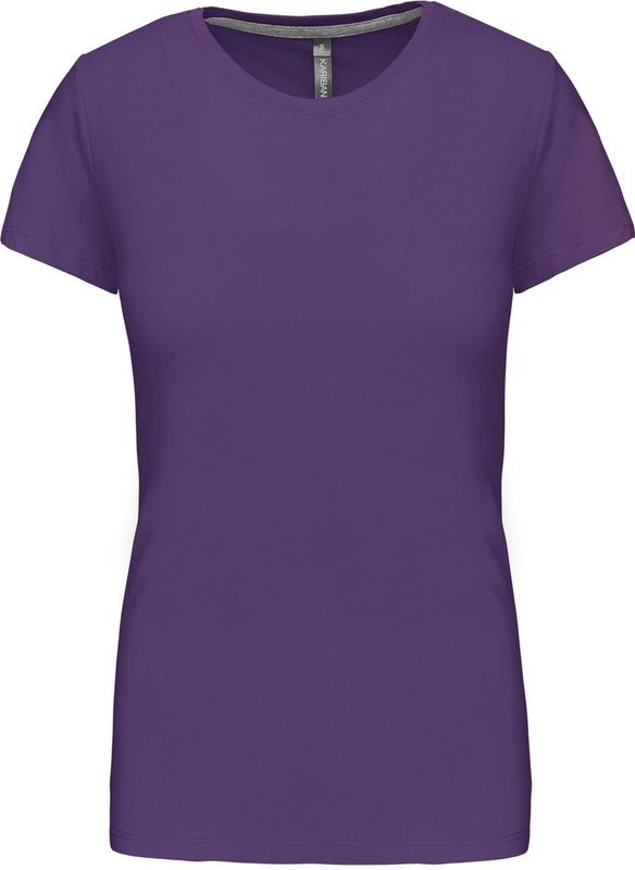 Kariban Dames t-shirt ronde hals korte mouwen K380 - purple
