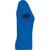 Kariban Dames T-shirt V-hals Korte Mouwen K381 - Light Royal Blue