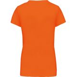Kariban Dames T-shirt V-hals Korte Mouwen K381 - orange