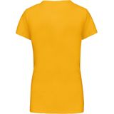Kariban Dames T-shirt V-hals Korte Mouwen K381 - Yellow