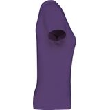 Kariban Dames T-shirt V-hals Korte Mouwen K381 - purple