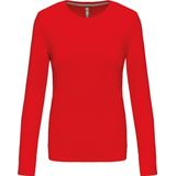 Kariban - K383 - T-shirt - Rood - Lange Mouwen