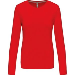 Kariban - K383 - T-shirt - Rood - Lange Mouwen