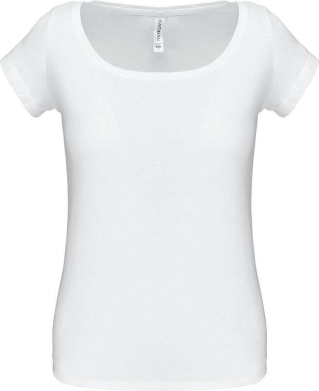 Kariban - K384 - T-shirt - White - Korte Mouwen