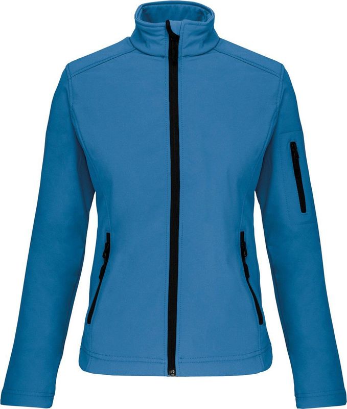 Kariban - K400 - Softshell Jas - Aqua Blue - Ademend en Waterdicht