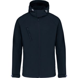 Kariban Heren softshell jas met afneembare capuchon K413 - Navy - XL