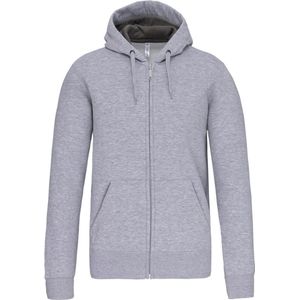 Kariban Hooded sweater met rits K444 - Oxford Grey