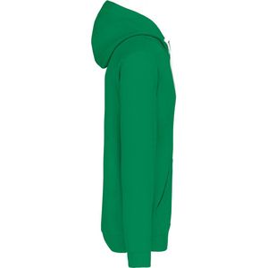 Kariban Hooded sweater met contrasterde capuchon K446 - Light Kelly Green / White