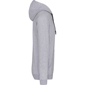 Kariban Hooded sweater met contrasterde capuchon K446 - Oxford Grey / Navy