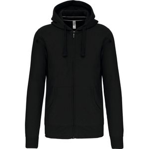 Kariban Hooded Sweater Met Rits K454 - Black