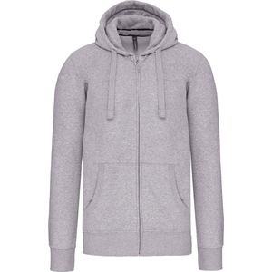 Kariban Hooded Sweater Met Rits K454 - Oxford Grey