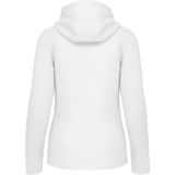 Kariban - K464 - Damessweater - White - Met Rits en Capuchon