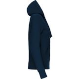 Kariban - K464 - Damessweater - Navy - Met Rits en Capuchon