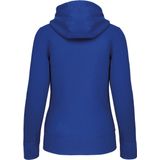 Kariban - K464 - Damessweater - Light Royal Blue - Met Rits en Capuchon