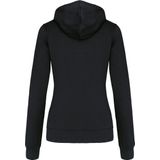 Kariban - K465 - Damessweater - Zwart / Fijn Grijs - Met Capuchon