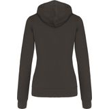 Kariban - K465 - Damessweater - Dark Grey / Black - Met Capuchon