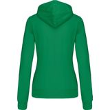 Kariban - K465 - Damessweater - Light Kelly Green / White - Met Capuchon