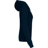 Kariban - K465 - Damessweater - Navy - Met Capuchon en Contrasterende Kleur