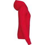 Kariban - K465 - Damessweater - Rood - Met Capuchon