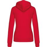 Kariban - K465 - Damessweater - Rood - Met Capuchon