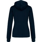 Kariban - K465 - Damessweater - Navy / Red - Met Capuchon