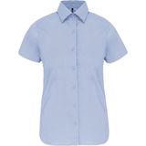 Kariban - K532 - Blouse - Lichtblauw - Korte Mouwen