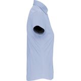 Kariban - K532 - Blouse - Lichtblauw - Korte Mouwen