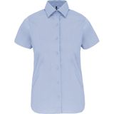 Kariban - K532 - Blouse - Lichtblauw - Korte Mouwen