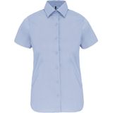 Kariban - K532 - Blouse - Lichtblauw - Korte Mouwen