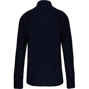 Kariban Heren poplin overhemd lange mouwen K541 - Navy - L