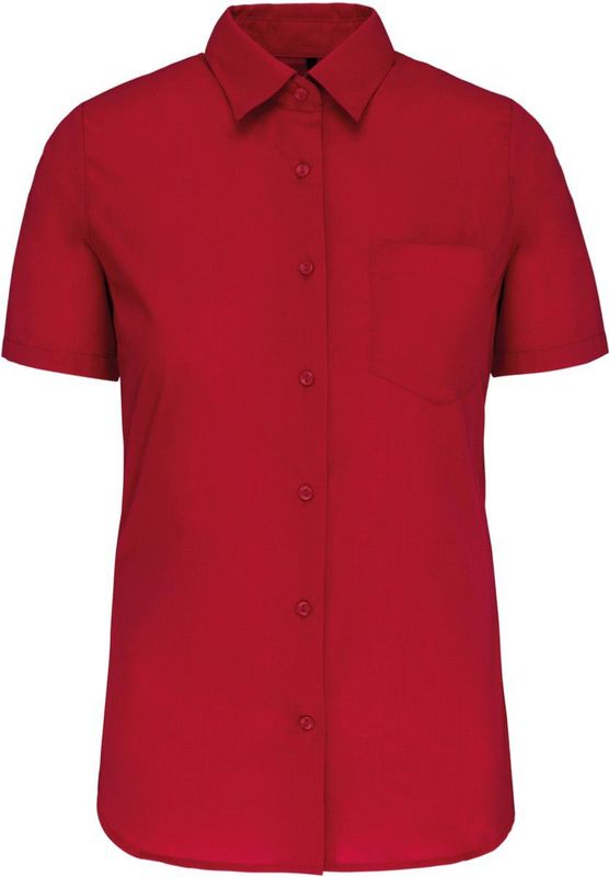 Kariban - K544 - Blouse - Classic Red - Korte Mouwen