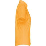 Kariban - K548 - Overhemd - Geel - Korte Mouwen - Onderhoudsvriendelijk Polykatoen