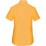 Kariban - K548 - Overhemd - Geel - Korte Mouwen - Onderhoudsvriendelijk Polykatoen