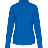 Kariban Overhemd in onderhoudsvriendelijk polykatoen-popeline dames K549 - Light Royal Blue - 3XL
