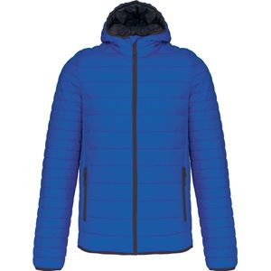 Outdoorjas 'Lightweight Hood Padded' merk Kariban Licht Kobaltblauw - XXL