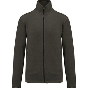 Kariban Microfleece met rits heren K911 - Green Olive