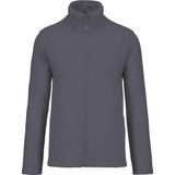 Kariban Microfleece met rits heren K911 - Convoy Grey