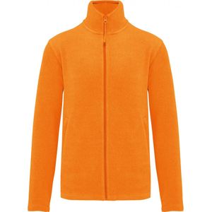 Kariban Microfleece met rits heren K911 - Fluorescent Orange