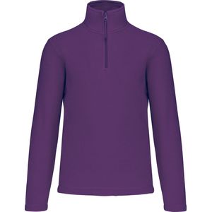 Kariban Enzo - Fleece met Ritskraag - Zwart - 100% Polyester