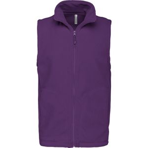 Fleecebodywarmer 'Luca' merk Kariban maat 3XL Paars