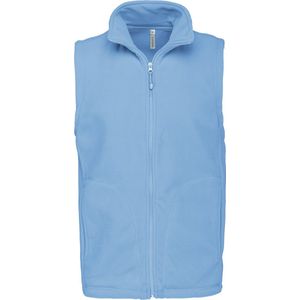 Fleecebodywarmer 'Luca' merk Kariban maat XXL Sky Blue