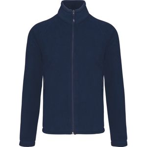 Kariban Microfleece met rits en raglanmouwen heren K917 - Navy - S