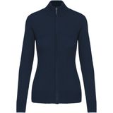 Kariban - Dames Ziptrui - Grijs - 50% Katoen / 50% Acryl